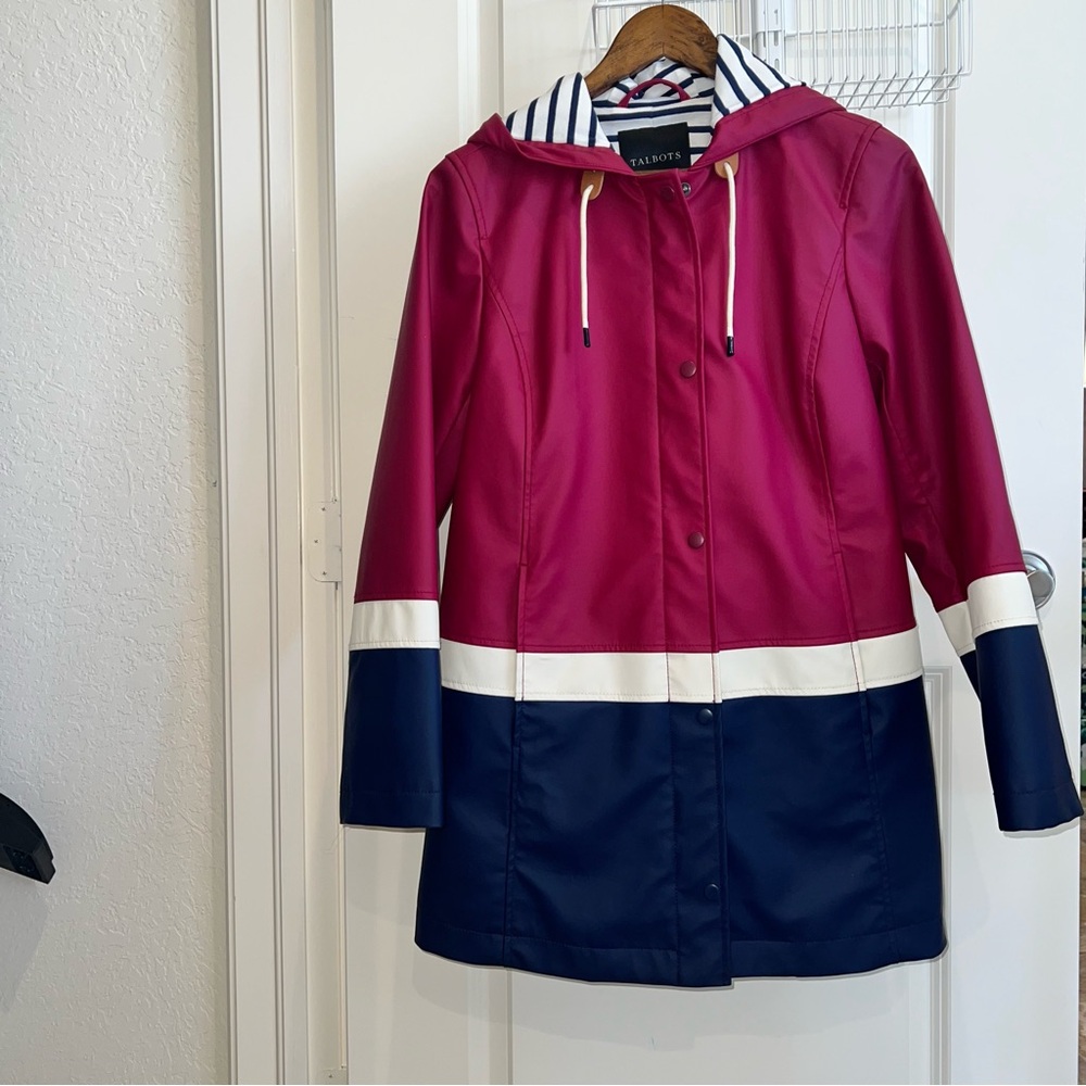 Talbots Hooded Rain Coat